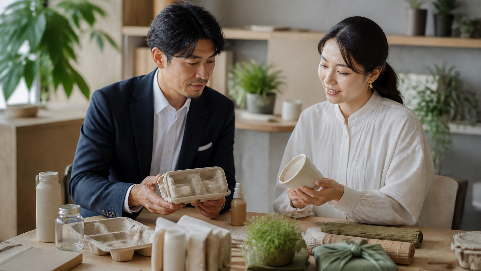 協働パートナーのご案内の編集現場