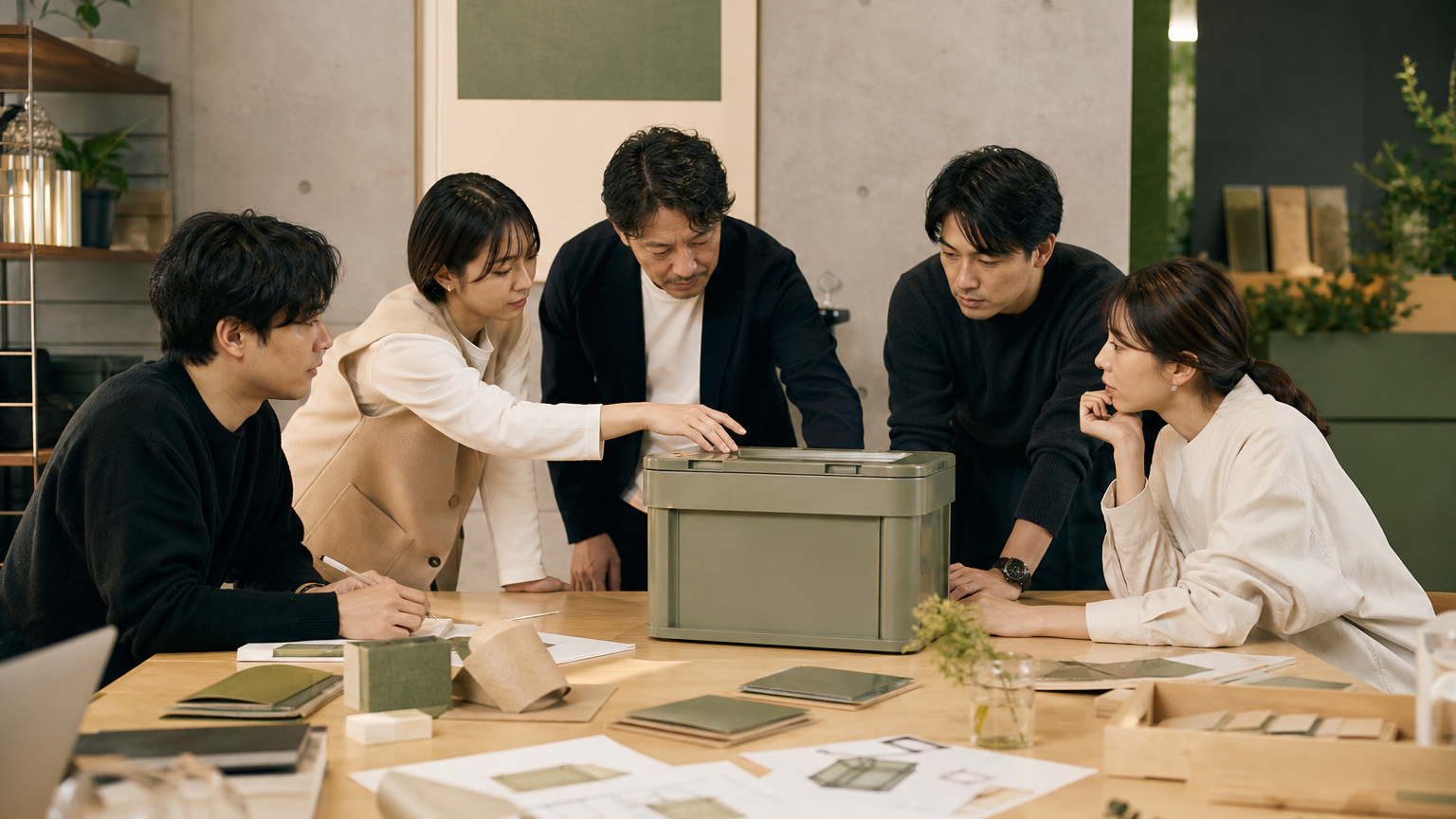担い手の設計を表現した包装現場